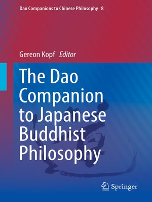 cover image of The Dao Companion to Japanese Buddhist Philosophy